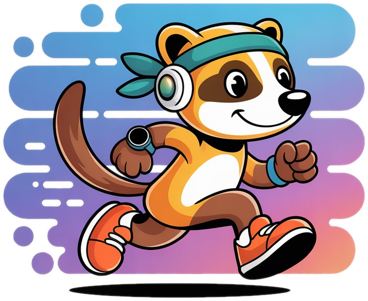 Zippy correndo